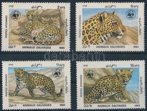 Afghanistan stamp WWF Lepoard set MNH 1985 Mi 1453-1456 WS175088