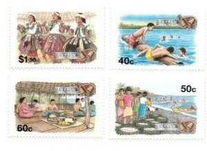 FULL SHEETS Tuvalu 1994 SC 681-4 - Christmas - 4 Sheets of 40 - MNH