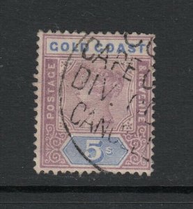 Gold Coast Sc 34 (SG33), used (Telegraph cancel)