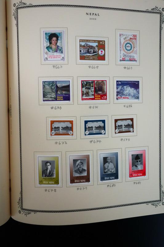 Nepal 1800s to 2006 Stamp Collection