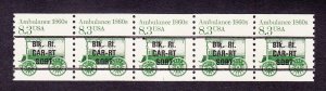 PNC5 8.3 Ambulance 1 B Press No Gap US 2231 MNH F-VF Normal