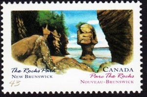 THE ROCK PARK = NEW BRUNSWICK = Canada 1993 #1481 MNH stamp from Pane