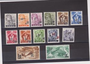 Saar 175-187 MNH