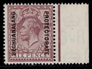 BECHUANALAND PROTECTORATE GV SG97, 6d purple, NH MINT. Cat £50.