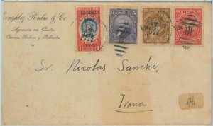 82873 - ECUADOR - Postal History - FIRST FLIGHT COVER Muller # 8  Quito - Ivarra