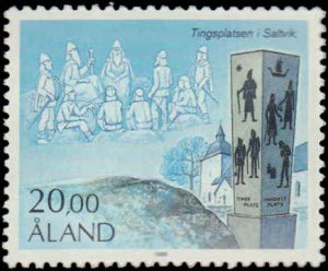 Finland-Aland Islands #1-9, 10-22, Incomplete Set(21), 1984-1991, Never Hinged