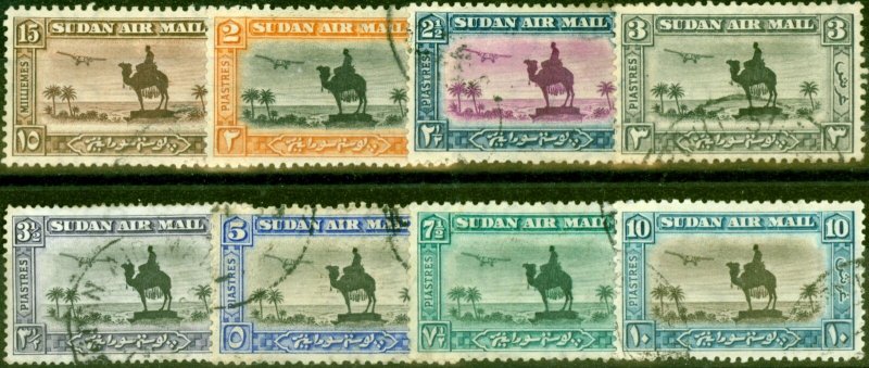 Sudan 1936-37 Perf 11.5 x 12.5 Set of 8 SG52b-57e Fine Used (2)