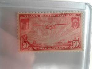 SCOTT # C22 AIR MAIL MINT HINGED GREAT CENTERING !!