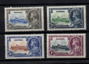 Nigeria KGV  1935 Silver Jubilee LHM SG30-33 WS28201 