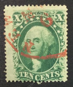 MOMEN: US STAMPS #35 USED LOT #44855