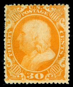 MOMEN: US STAMPS #38 MINT OG H