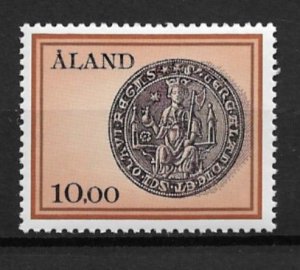 1984 Aland Sc20 Seal of Olaf & Aland Province MNH