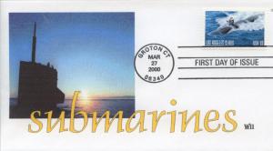 2000 Submarines Los Angeles Class (Scott 3372) WII FDC Cachet 5