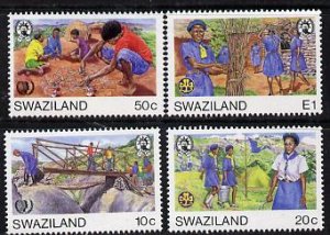 SWAZILAND - 1984 - International Youth Year - Perf 4v Set - Mint Never Hinged