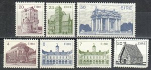 Ireland Stamp 540, 542-543, 547, 549, 552, 554  - Architecture definitives