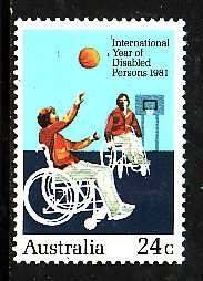 Australia-Sc#810- id10-unused NH set-Year of the Disabled-1981-