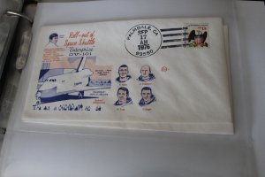 SPACE VOYAGE CACHET COVER - SHUTTLE OV101 ROLL OUT  SEP 17, 1976 PALMDALE