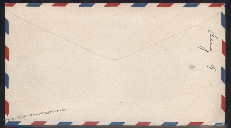 USA WWII APO Airmail Military Mail Cover 93805