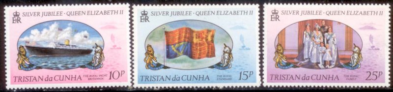 Tristan Da Cunha 1977 SC# 213-15 MNH-OG E32