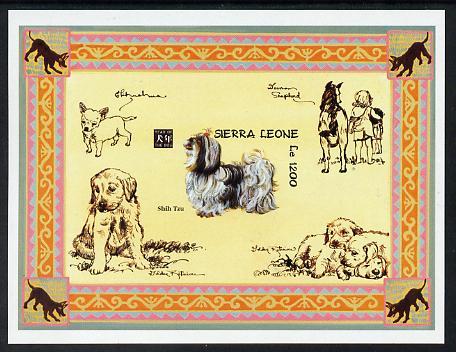 Sierra Leone 1994 Chinese New Year - Year of the Dog (Shi...