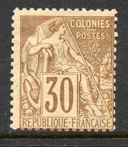 French Colonies # 55, Mint Hinge