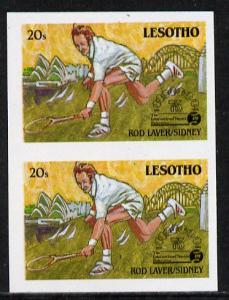 Lesotho 1988 Tennis Federation 20s (Rod Laver) unmounted ...