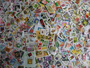 FLOWERS topic 960 different stamps + 12 SS, includes postally used!