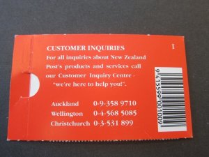 New Zealand 1992 Sc 1125a Booklet