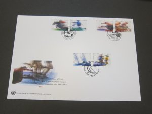 United Nations (NY,Vienna,Geneva) 2005 Sc 366-7,442-3,887-8 FDC