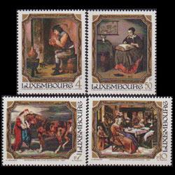 LUXEMBOURG 1984 - Scott# 710-3 Paintings Set of 4 NH