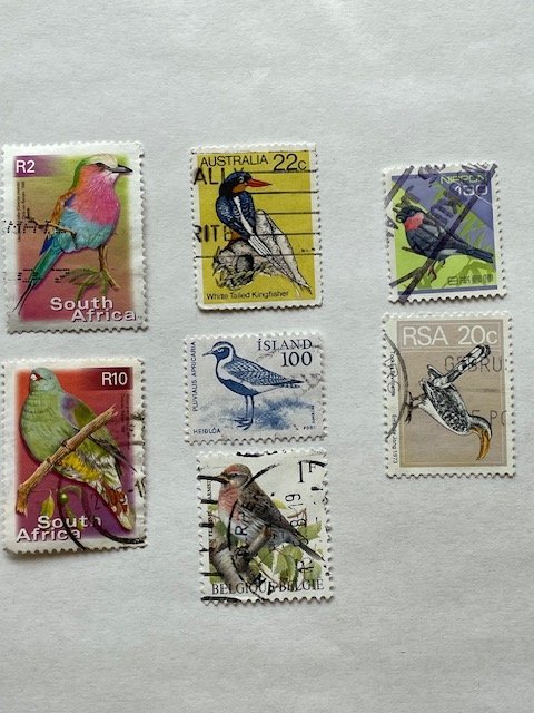 Small Collection of 25 “WW Birds” – Used & CTO