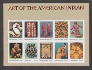 U.S. Scott #3873 Art of the American Indian Stamps - Mint NH Sheet
