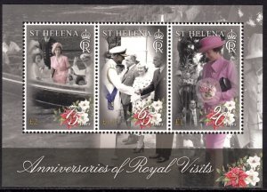 ST HELENA 2022 ROYAL VISITS ANNIVERSARIES ROYALTY