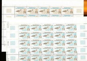 FSAT French Southern Antarctic Ter - Sc 101-102 - MNH sheets - Birds - 3 pix --c