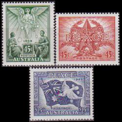 AUSTRALIA 1995 - Scott# 1456-8 Peace 50th. Set of 3 NH