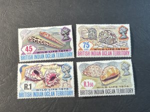 BR.INDIAN OCEAN TERRITORY # 59-62--MINT NEVER/HINGED----COMPLETE SET----1974