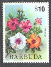 Barbuda 187 MNH Flowers SCV5.50