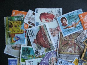 Ceylon, Sri Lanka scrap pile (duplicates, mixed cond) 75 stamps check them out!