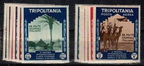 Tripolitania Scott 73-8,C43-8 Mint hinged (Catalog Value $48.00)