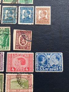 Bulgaria Stamps,1925-31,Sc#81-246,gymnast,Tsar And Fiancee,