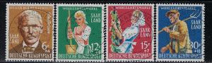 Saar - Scott # B123 - B126, used