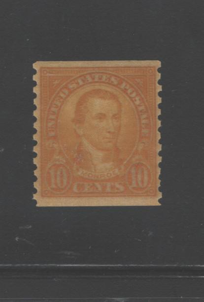 USA 1923 MONROE P10 MNH  #591  SINGLE COIL