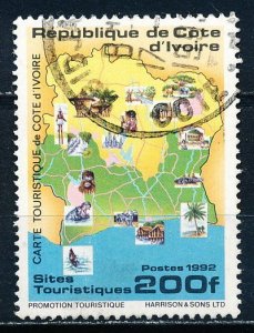 Ivory Coast #929I Single Used