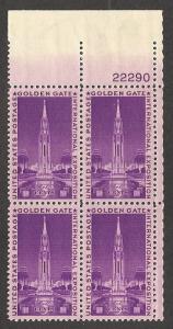 #852  3c Golden Gate International Exposition