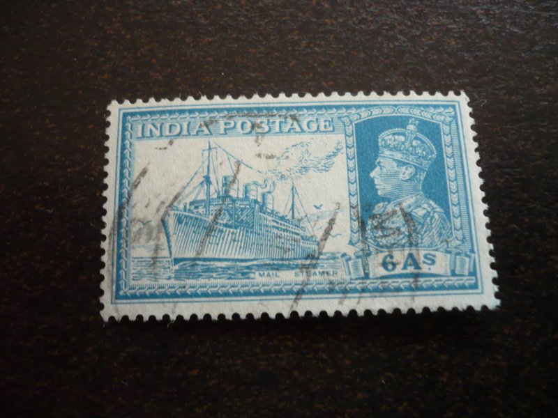 Stamps - India - Scott# 159 - Used Part Set of 1 Stamp