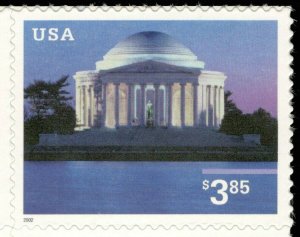 Jefferson Memorial $3.85 Priority Mail Postage Stamp Scott 3647