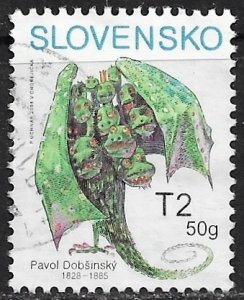 Slovakia ~ Scott # 544 ~ Used ~ Multi-headed Dragon