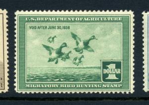 Scott #RW4 Federal Duck Unused Stamp (Stock #RW4-5)