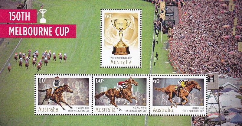 O) 2010 AUSTRALIA, 150TH MELBOURNE CUP, HORSE RACE, SOUVENIR