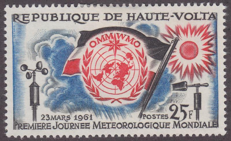 Burkina Faso 93 World Meteorological Day 1961